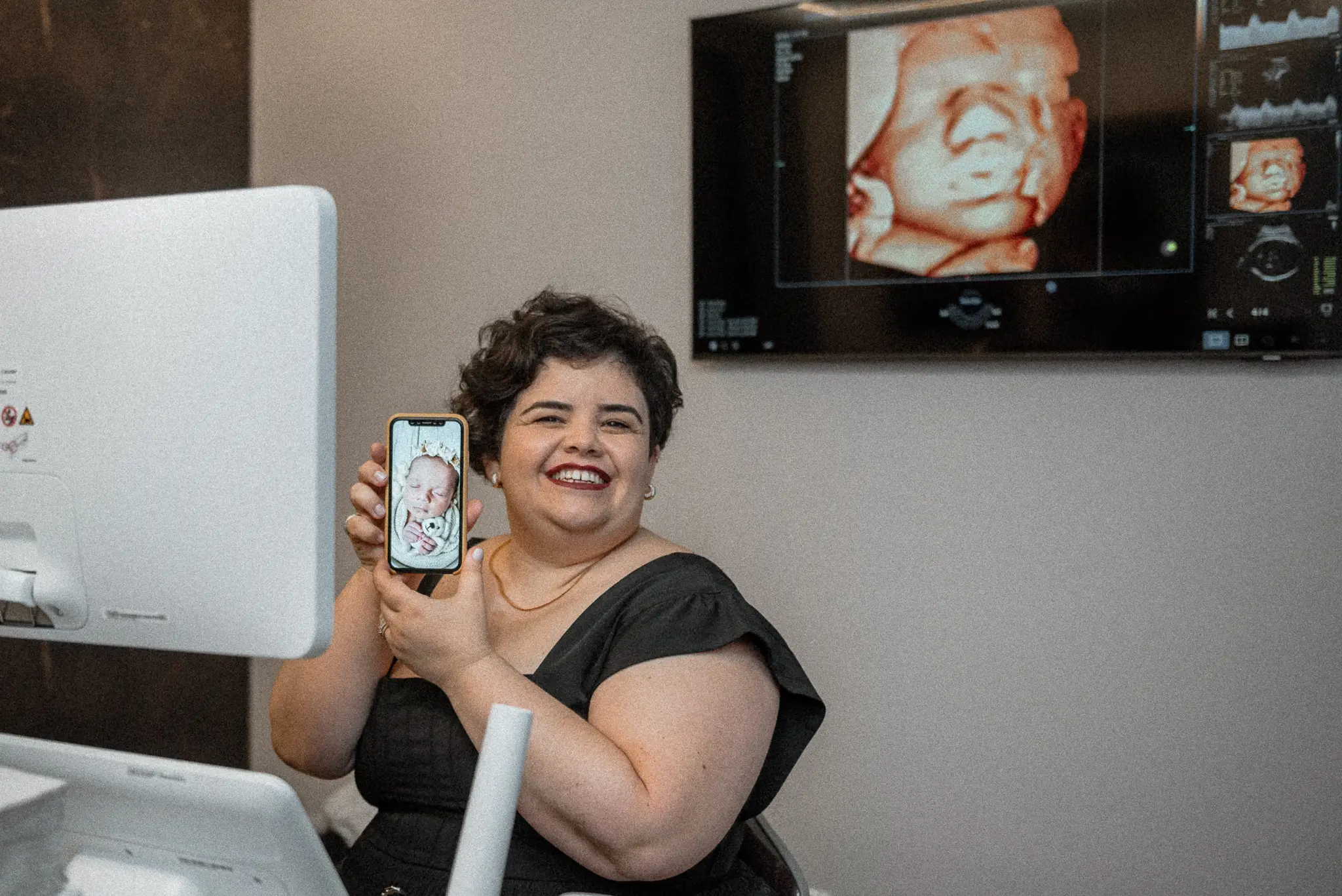 Dra Dafny Fernandes encantada com a qualidade o 3D